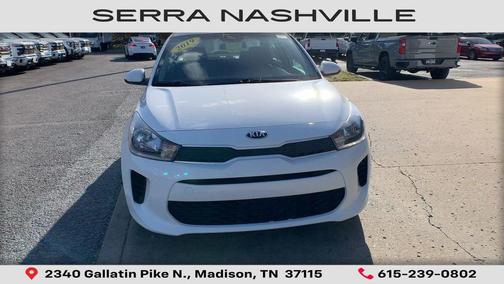 Clear White 2019 Kia Rio S