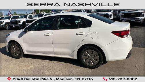 Clear White 2019 Kia Rio S