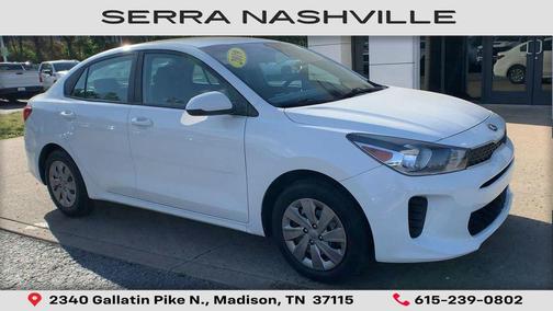 Clear White 2019 Kia Rio S