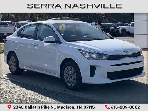 Clear White 2019 Kia Rio S