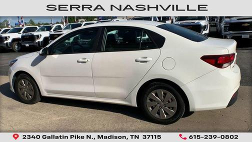 Clear White 2019 Kia Rio S