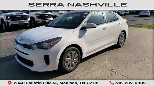 Clear White 2019 Kia Rio S