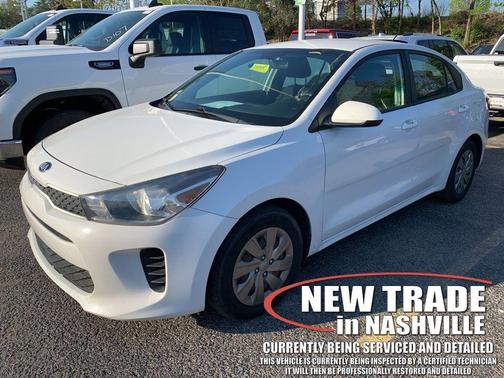 Clear White 2019 Kia Rio S