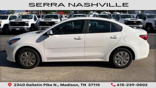 Clear White 2019 Kia Rio S