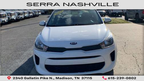 Clear White 2019 Kia Rio S