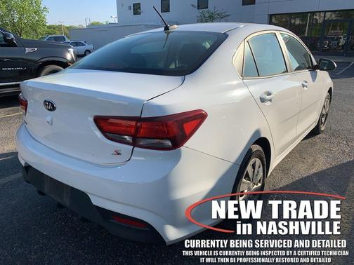 Clear White 2019 Kia Rio S