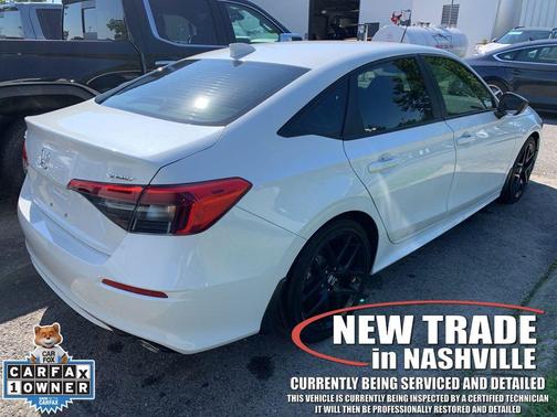Platinum White Pearl 2024 Honda Civic Sport