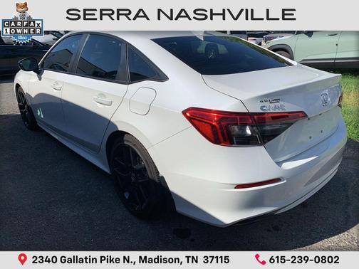 Platinum White Pearl 2024 Honda Civic Sport