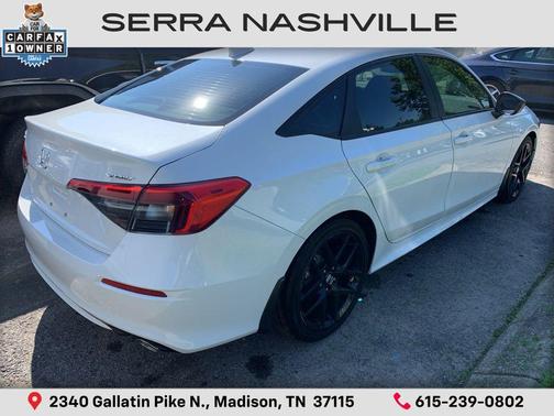 Platinum White Pearl 2024 Honda Civic Sport