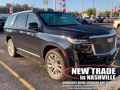 Dark Moon Blue Metallic 2021 Cadillac Escalade Premium Luxury