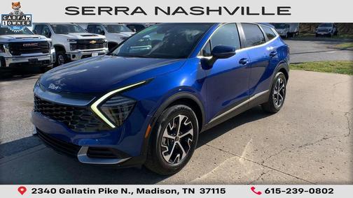 Sapphire Blue 2024 Kia Sportage EX