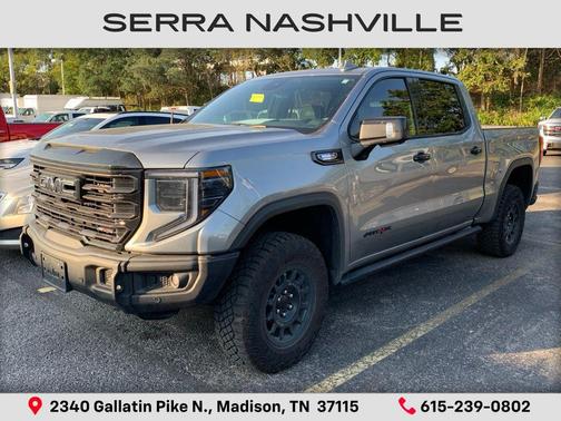 Sterling Metallic 2025 GMC Sierra 1500 AT4X