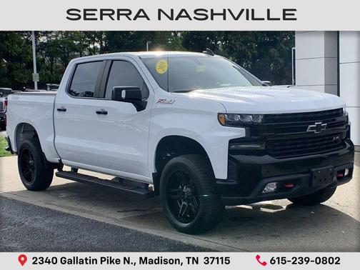 Summit White 2019 Chevrolet Silverado 1500 LT Trail Boss