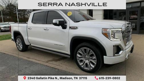 White Frost Tricoat 2022 GMC Sierra 1500 Denali