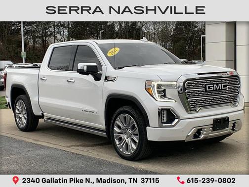 White Frost Tricoat 2022 GMC Sierra 1500 Denali
