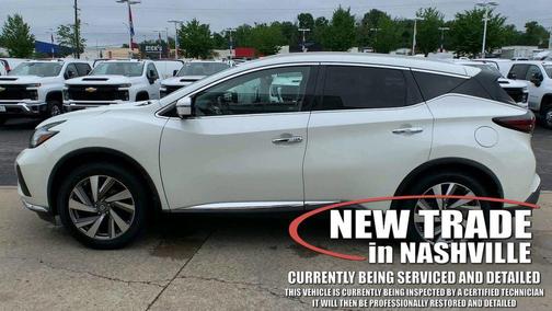 Pearl White Tricoat 2019 Nissan Murano SL