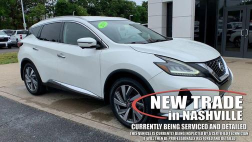 Pearl White Tricoat 2019 Nissan Murano SL