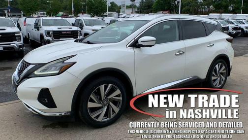 Pearl White Tricoat 2019 Nissan Murano SL