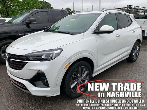 White Frost Tricoat 2020 Buick Encore GX Essence