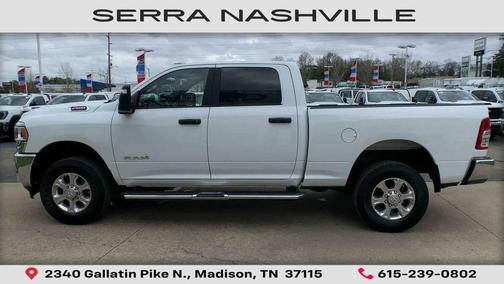 Bright White Clearcoat 2024 RAM 2500 Big Horn Crew Cab 4x4 6'4' Box