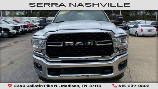 Bright White Clearcoat 2024 RAM 2500 Big Horn Crew Cab 4x4 6'4' Box