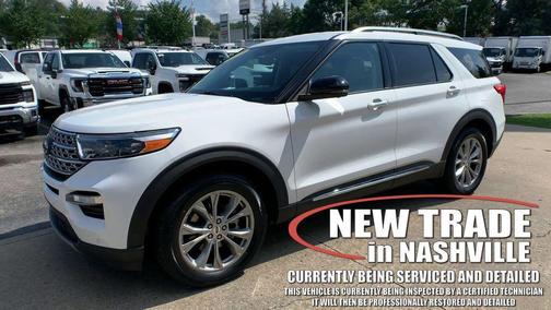 Oxford White 2023 Ford Explorer Limited
