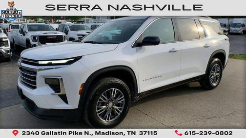 Summit White 2025 Chevrolet Traverse LT