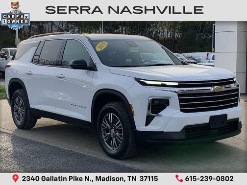 Summit White 2025 Chevrolet Traverse LT