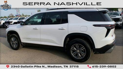 Summit White 2025 Chevrolet Traverse LT