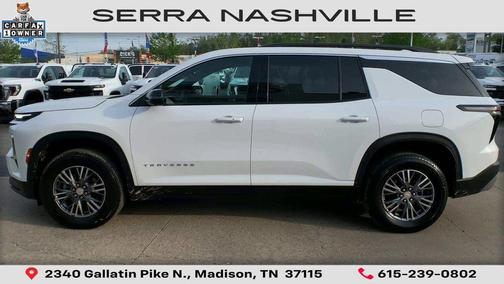 Summit White 2025 Chevrolet Traverse LT