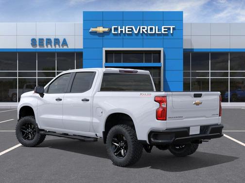 Summit White 2026 Chevrolet Silverado 1500 Custom Trail Boss