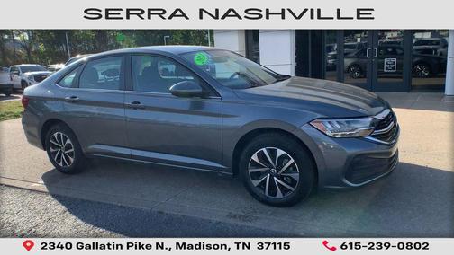 Platinum Gray Metallic 2024 Volkswagen Jetta 1.5T S