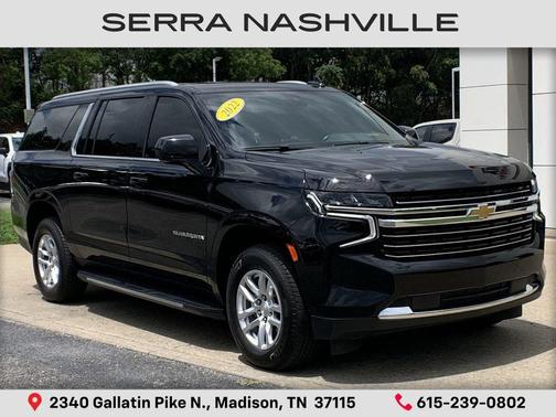 Black 2022 Chevrolet Suburban LT