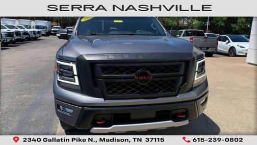 Gun Metallic 2023 Nissan Titan PRO-4X