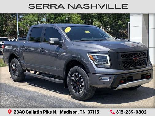 Gun Metallic 2023 Nissan Titan PRO-4X