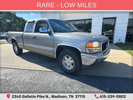 Pewter Metallic 2000 GMC Sierra 1500 SLE Extended Cab