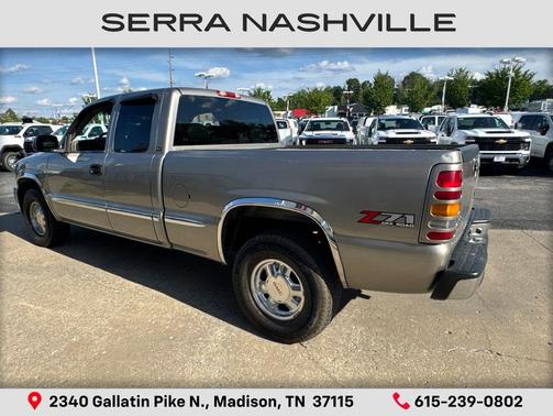 Pewter Metallic 2000 GMC Sierra 1500 SLE Extended Cab