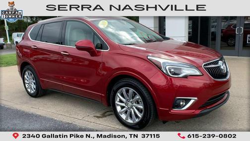Chili Red Metallic 2019 Buick Envision Essence