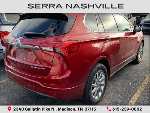 Chili Red Metallic 2019 Buick Envision Essence