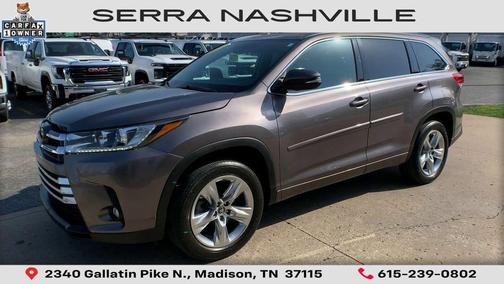 Predawn Gray Mica 2019 Toyota Highlander Limited