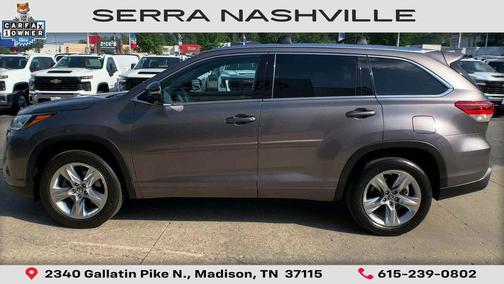Predawn Gray Mica 2019 Toyota Highlander Limited