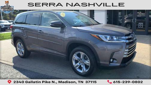 Predawn Gray Mica 2019 Toyota Highlander Limited