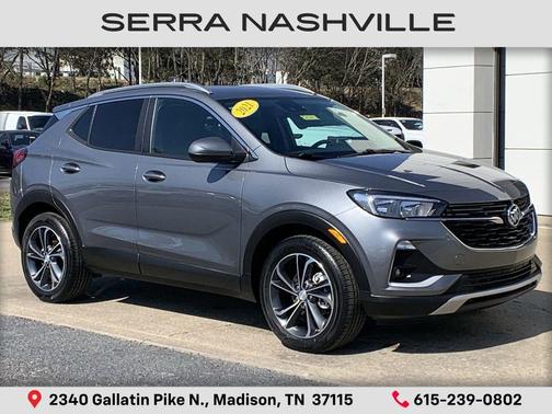 Satin Steel Metallic 2021 Buick Encore GX Select