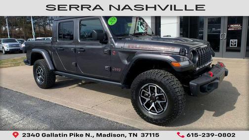 Granite Crystal Metallic Clearcoat 2024 Jeep Gladiator Rubicon