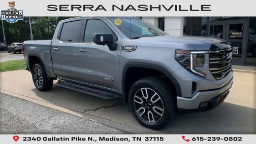 Sterling Metallic 2025 GMC Sierra 1500 AT4
