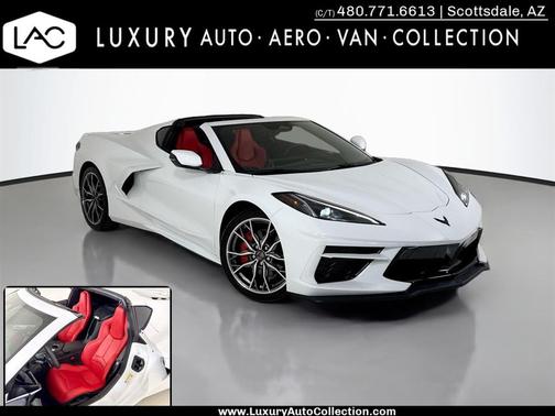 Arctic White 2026 Chevrolet Corvette Stingray w/1LT