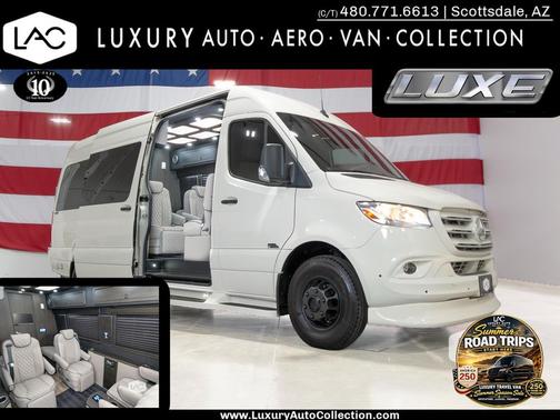 Grey White 2024 Mercedes-Benz Sprinter 3500XD High Roof