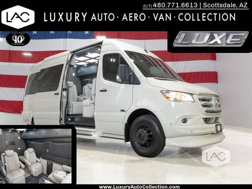 Grey White 2024 Mercedes-Benz Sprinter 3500XD High Roof