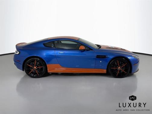 Metallic Blue and Orange Gulf 2017 Aston Martin V12 Vantage S Base