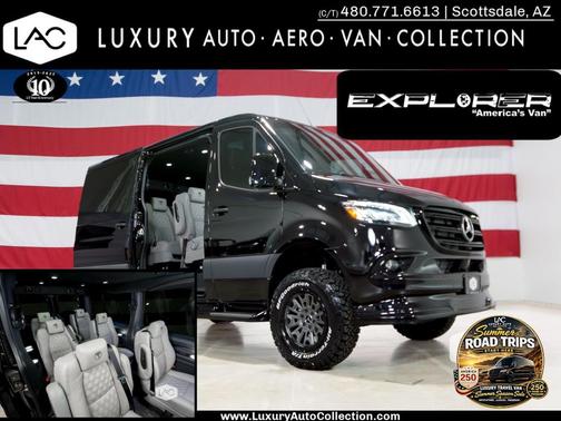 Jet Black 2025 Mercedes-Benz Sprinter 2500 Standard Roof